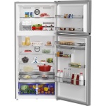 ⁦هيتاشى ثلاجة بفريزر علوي ببابين
83 سم
650 لتر
انفرتر × تبريد مزدوج فضى- R-V650EY2R⁩ - الصورة ⁦3⁩