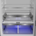 ⁦هيتاشى ثلاجة بفريزر علوي ببابين
83 سم
650 لتر
انفرتر × تبريد مزدوج فضى- R-V650EY2R⁩ - الصورة ⁦7⁩