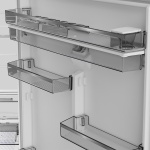 ⁦هيتاشى ثلاجة بفريزر علوي ببابين
83 سم
650 لتر
انفرتر × تبريد مزدوج فضى- R-V650EY2R⁩ - الصورة ⁦8⁩