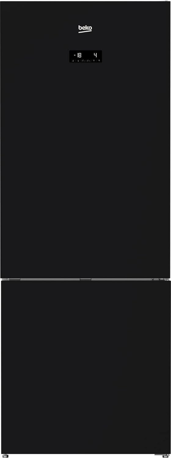 RCNE560E35ZGB بيكو ثلاجة كومبي 560 لتر نوفروست ديجيتال تاتش اسود زجاج موديل-RCNE560E35ZGB