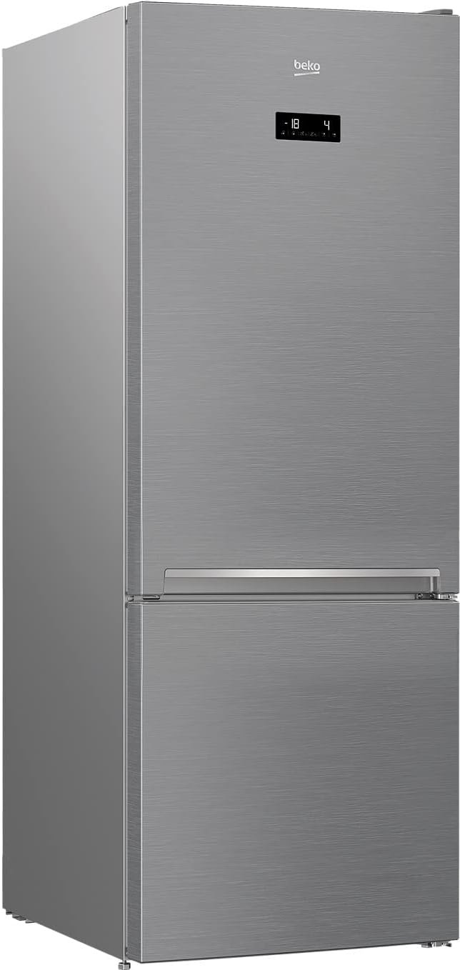 RCNE560E40ZGBUV بيكو ثلاجة بخاصية منع تكون الثلج نو فروست 560 ومعقم بالاشعة فوق البنفسجية وشاشة رقمية سوداء من - 495 لتر (كومبي) RCNE560E40ZGBUV