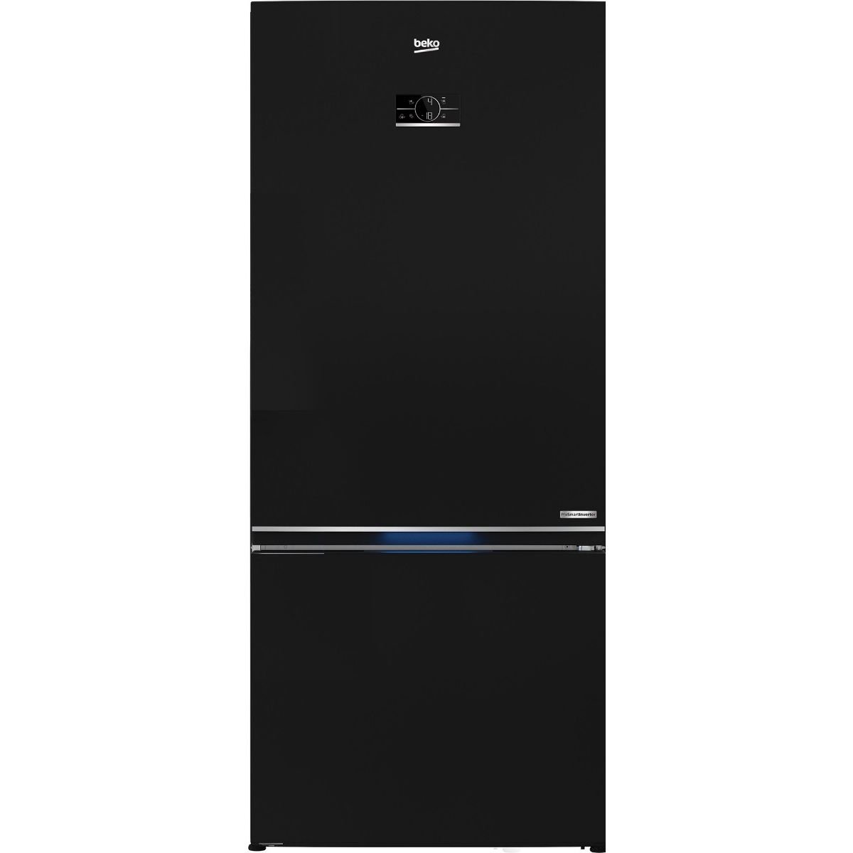 RCNE590E35ZB ثلاجة بيكو نو فروست، سعة ٥٠٩ لترات، عاكس، لون أسود - RCNE590E35ZB