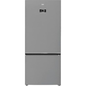 ثلاجة بيكو بفريزر سفلي - سعة صافية ٥٠٩ لتر - خاصية نوفروست - عاكس - تحكم إلكتروني - شاشة LED - ستانلس ستيل - هارفست فريش - RCNE590E35ZXP1