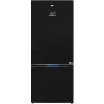 ثلاجة بيكو، ٥٠٩ لتر، فريزر سفلي، عاكس، أسود، RCNE590E35ZXP3