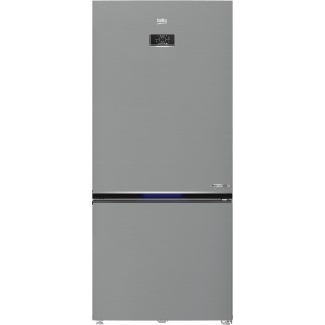 ثلاجة بيكو بفريزر سفلي (كومبي)، سعة 570 لترًا بدون تجميد، من التيتانيوم الإينوكس، رقمية، عرض 83.2 سم، RCNE690E20DZXP