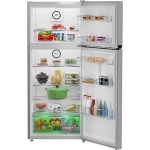 ⁦ثلاجة بيكو نيو فروست - سعة 367 لترًا صافيًا - شاشة رقمية - تبريد مزدوج - محرك برو سمارت العاكس - هارفست فريش - فضي مصقول - عرض 70 سم - RDNE420K02DXIDTEG⁩ - الصورة ⁦3⁩