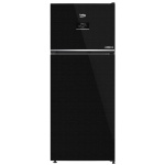 ثلاجة بيكو بفريزر، سعة إجمالية ٤٢٠ لترًا، صافية ٣٦٧ لترًا، بدون تجميد، لون أسود، عرض ٧٠ سم، RDNE420K02DXITEGB