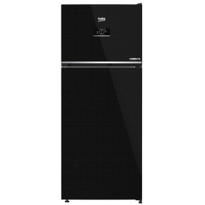 ثلاجة بيكو بفريزر، سعة إجمالية ٤٢٠ لترًا، صافية ٣٦٧ لترًا، بدون تجميد، لون أسود، عرض ٧٠ سم، RDNE420K02DXITEGB