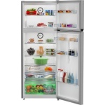 ⁦ثلاجة بيكو نو فروست سعة ٤٥٥ لترًا - فضي - صافى 406 لتر RDNE455M20XBIDEG⁩ - الصورة ⁦4⁩