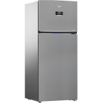 ⁦ثلاجة بيكو نيوفروست بفريزر علوي - سعة 406 لتر - محرك برو سمارت العاكس - تقنية هارفست فريش - حجرة الألبان - شاشة عرض رقمية تعمل باللمس - RDNE455M20XBIDS⁩ - الصورة ⁦2⁩