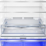 ⁦ثلاجة بيكو نيوفروست بفريزر علوي - سعة 406 لتر - محرك برو سمارت العاكس - تقنية هارفست فريش - حجرة الألبان - شاشة عرض رقمية تعمل باللمس - RDNE455M20XBIDS⁩ - الصورة ⁦6⁩