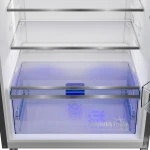 Beko Freestanding Fridge Freezer, 70 cm, No-Frost, 406L, Dark Inox, RDNG551M20XBR - Image 6