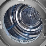 ⁦ال جي مجفف ملابس بالمكثف تحميل امامي ديجيتال، 10.1 كجم، 14 برنامج، واي فاي، بلاتينيوم - RH10V9PV2W⁩ - الصورة ⁦2⁩