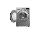 ⁦مجفف ملابس ال جي، تقنية ThinQ، انفرتر مزدوج، 18 كجم، فضي ستانلس - RH18U8EVCW⁩ - الصورة ⁦2⁩