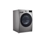 ⁦مجفف ملابس ال جي، تقنية ThinQ، انفرتر مزدوج، 18 كجم، فضي ستانلس - RH18U8EVCW⁩ - الصورة ⁦3⁩