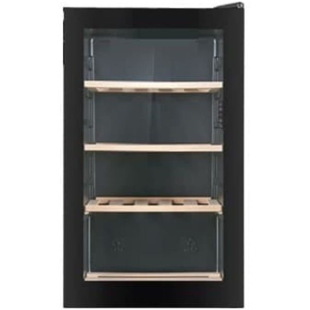 .ثلاجه جرونيا لحفظ المشروبات، 50 سم، زجاج اسود، سعه 110 لتر، 34 زجاجه- SC-100Y