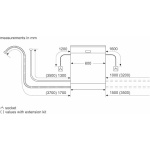 ⁦بوش غسالة أطباق 12 أفراد 5 برامج لون أسود - SMS25AB00V⁩ - الصورة ⁦6⁩