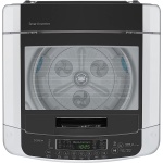 ⁦ال جي غسالة ملابس فوق اوتوماتيك ديجيتال بموتور انفرتر ، 13 كيلو ، فضي - T1365NEHGH⁩ - الصورة ⁦3⁩