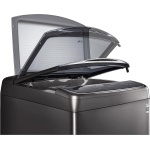 ⁦ال جي غسالة ملابس فوق اوتوماتيك بموتور انفرتر ، 18.5 كيلو ، اسود - T1988NEHTB⁩ - الصورة ⁦4⁩