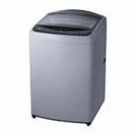 غسالة ملابس ال جي فوق اوتوماتيك ديجيتال بتقنية الاتفرتر، تحميل علوي، 21 كجم، فضي - T21H7EHHT5