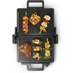 ⁦شواية بوش TCG3323 أسود مطفي 2000 وات ترموستات 5 مستويات 3 اوضاع: وضع الشواية أو الفرن، حجري⁩ - الصورة ⁦9⁩