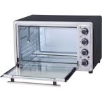 ⁦أي دو فرن كهربائي زجاج مزدوج 50 لتر، فضي – TO50DG-SV⁩ - الصورة ⁦4⁩