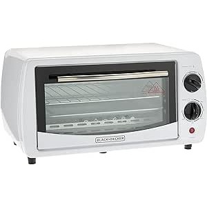 بلاك اند ديكر - فرن تحميص بزجاج مزدوج بسعة 9 لترات TRO9DG-B5 أبيض