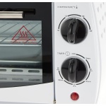 ⁦بلاك اند ديكر - فرن تحميص بزجاج مزدوج بسعة 9 لترات TRO9DG-B5 أبيض⁩ - الصورة ⁦3⁩