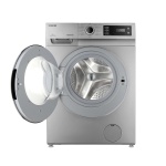 ⁦غسالة ملابس توشيبا فول اوتوماتيك ديجيتال تحميل امامي بموتور انفرتر، 7 كجم، فضي - TW-BJ80S2EG-SK⁩ - الصورة ⁦3⁩