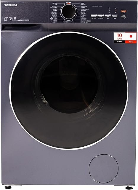 TW-T21BU95UWEGMG غسالة اوتوماتيك توشيبا 8.5كجم إنفرتر موراندي رمادي - TW-T21BU95UWEG(MG)