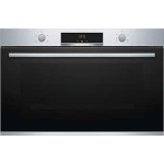 بوش فرن 90 سم بلت ان غاز بالشواية كهرباء ديجيتال ستانلس ستيل VGD553FR0