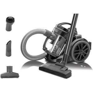 بلاك اند ديكر مكنسة كهربائية  1300 واط بدون كيس متعدد الدوامات ، اسود - VM1480-B5