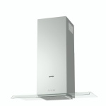 شفاط جرونيا مسطح ٩٠ سم، ستانلس ستيل مع زجاج، ٣ سرعات، قوة شفط هواء: ٤٦٢ متر مكعب/ساعة - WHGC933E16X