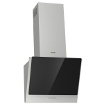 شفاط جورنيا ديكوري، ٦٠ سم، مصنوع من الفولاذ المقاوم للصدأ والزجاج، ٣ سرعات، زر تحكم، قوة شفط هواء: ٥٦٠ متر مكعب/ساعة - WHI623E1XGB