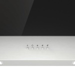 ⁦شفاط جورنيا ديكوري، ٦٠ سم، مصنوع من الفولاذ المقاوم للصدأ والزجاج، ٣ سرعات، زر تحكم، قوة شفط هواء: ٥٦٠ متر مكعب/ساعة - WHI623E1XGB⁩ - الصورة ⁦4⁩