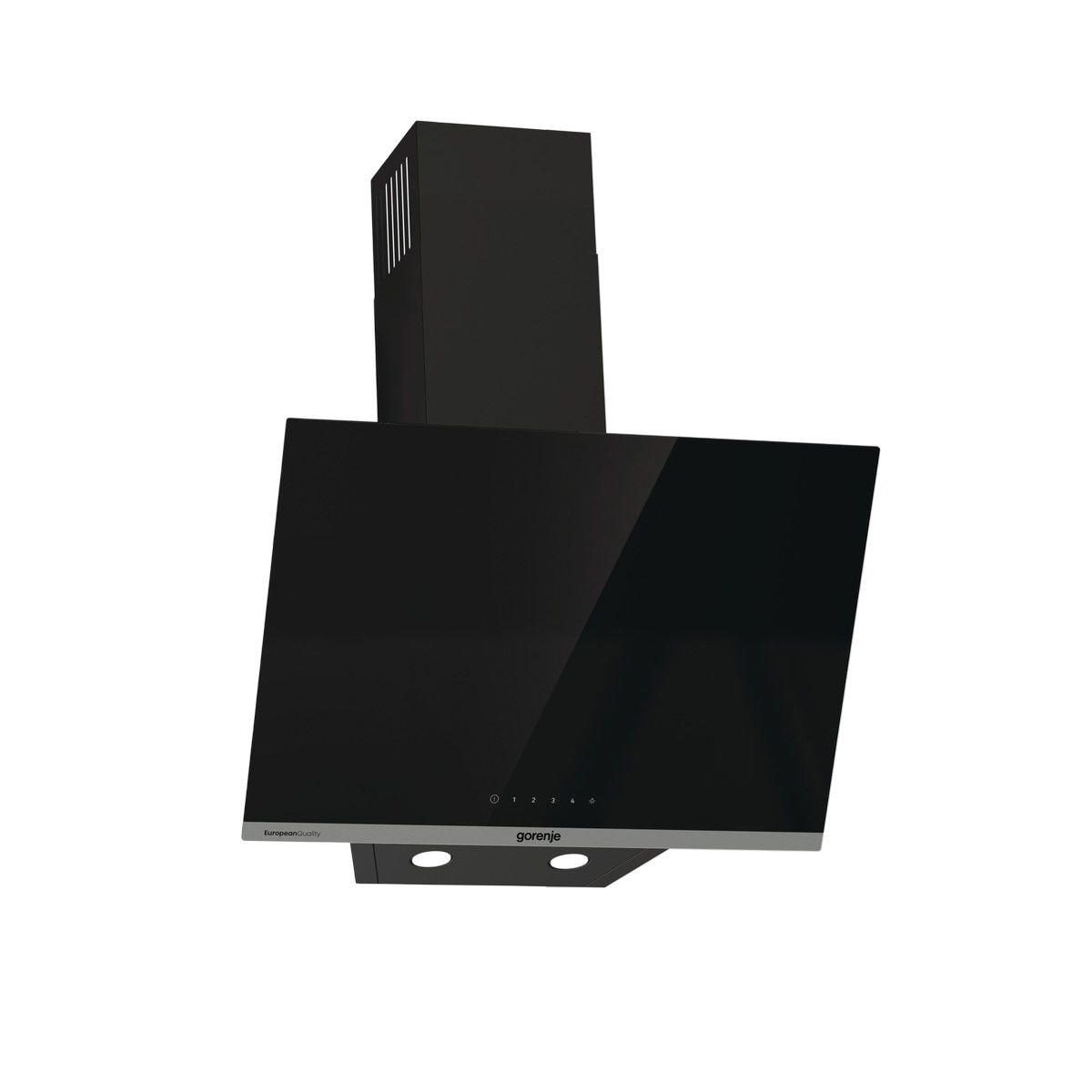 WHI644EB شفاط جرونيا بيلت ان مزخرف مع مدخنة، 60 سم، أسود - WHI644EB