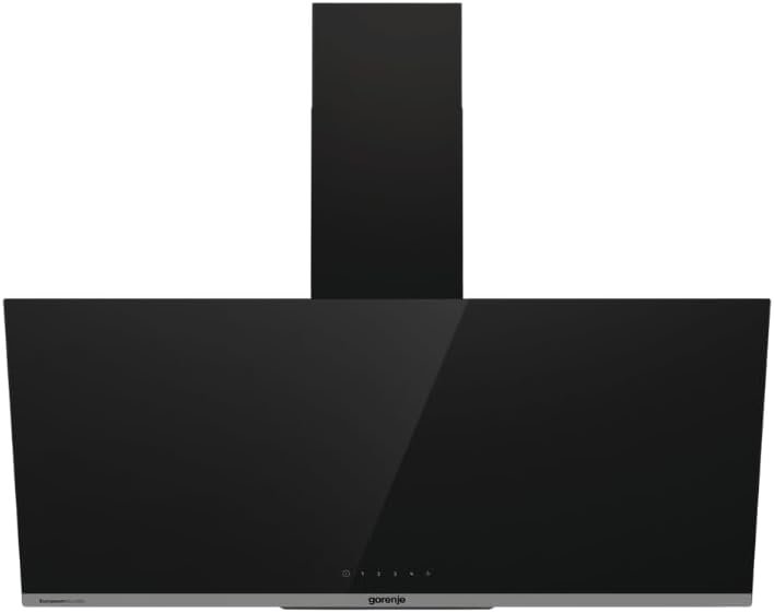 WHI944EB شفاط جرونيا المزخرف، ٩٠ سم، قوة شفط ٤٥٠ متر مكعب/ساعة، أسود، WHI944EB