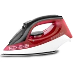 بلاك اند ديكر مكواة بخار  X1550-B5، 1600 وات - احمر