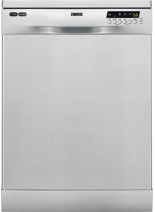 ZDF26004XA زانوسي غسالة اطباق ستانلس ستيل سليم لاين من ZZDF26004XA، 5 برامج، 13 فرد - فضي