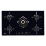 زانوسي  مسطح بيلت ان 90 - 5 شعلة - أمان  استانليس ستيل - غاز - ZGH96524XS