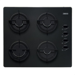 زانوسي مسطح غاز  بلت ان 4 شعلات  ZGO62414BA - اسود