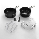 ⁦ديلونجي  مقلاة هواء متعددة الاستخدام 1.7 لتر Chef Plus FH 1396/1 ، رمادي⁩ - الصورة ⁦3⁩
