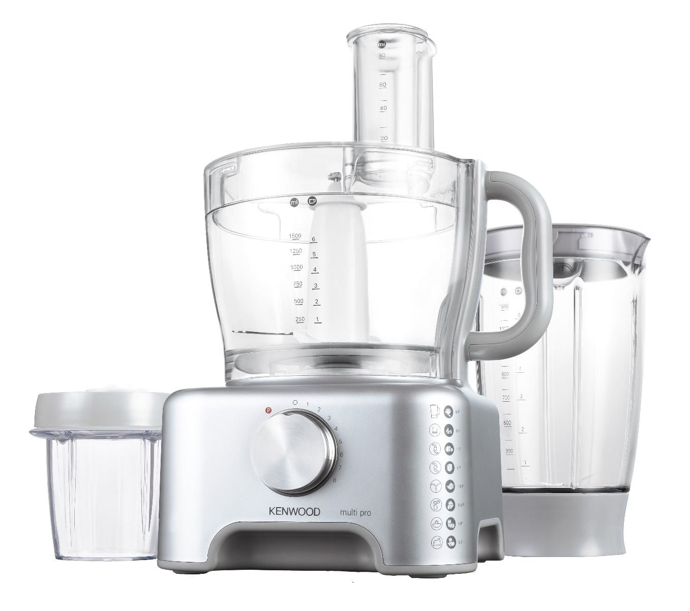 fp735 كينوود FP735 محضر طعام كلاسيك مالتي برو 36 وظيفة 1000 وات - فضي