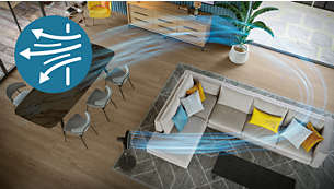 انسياب هواء وفير لراحة فورية