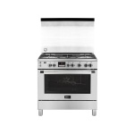 بوتجاز زانوسي 5 شعله ستانلس وامان كامل حمالات زهر ديجتال بالمروحه ماونتن ZCG92686X