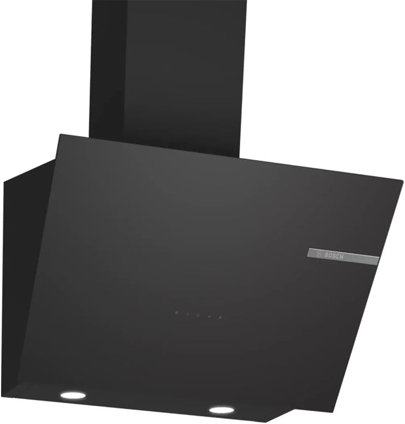 شفاط بوش بلت ان، حائطي ديكوريتف، 60 سم، زجاج اسود - DWK66PJ60T