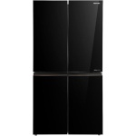 توشيبا ثلاجة 4 ابواب GR-RF895WIA-PGN (22)، زوج توربو، عاكس اصلي، تبريد فائق وتجميد فائق، تبريد محيطي، تدفق هواء متعدد، صنع ثلج سريع، 696 لتر، اسود